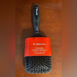 Black Cushion Paddle Brush